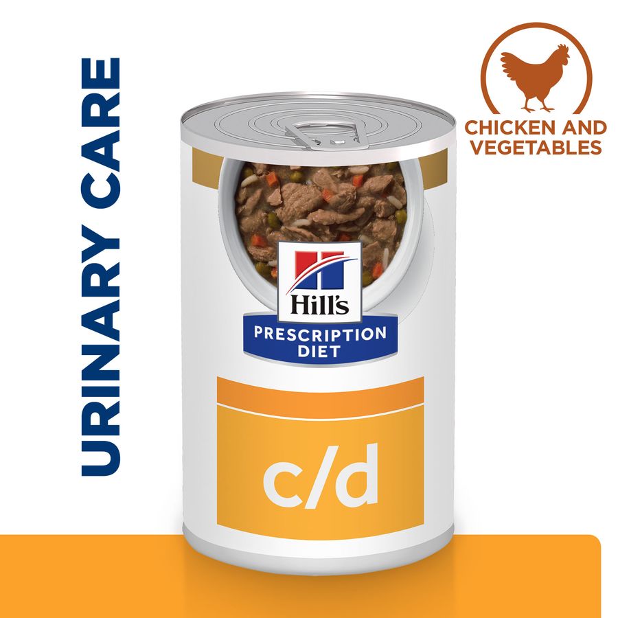 Hill s Prescription Diet c d Multicare Urinary Care Stew Dog Food with Chicken added Vegetables