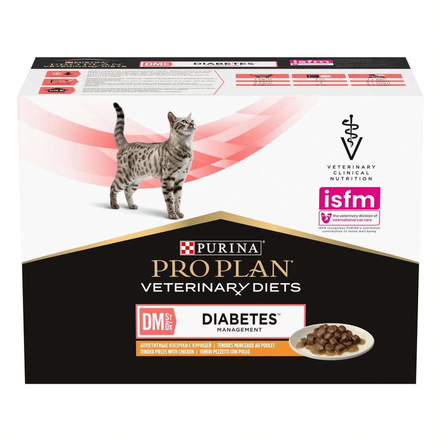 PURINA PRO PLAN Veterinary Diets Feline DM ST OX Diabetes Manageme