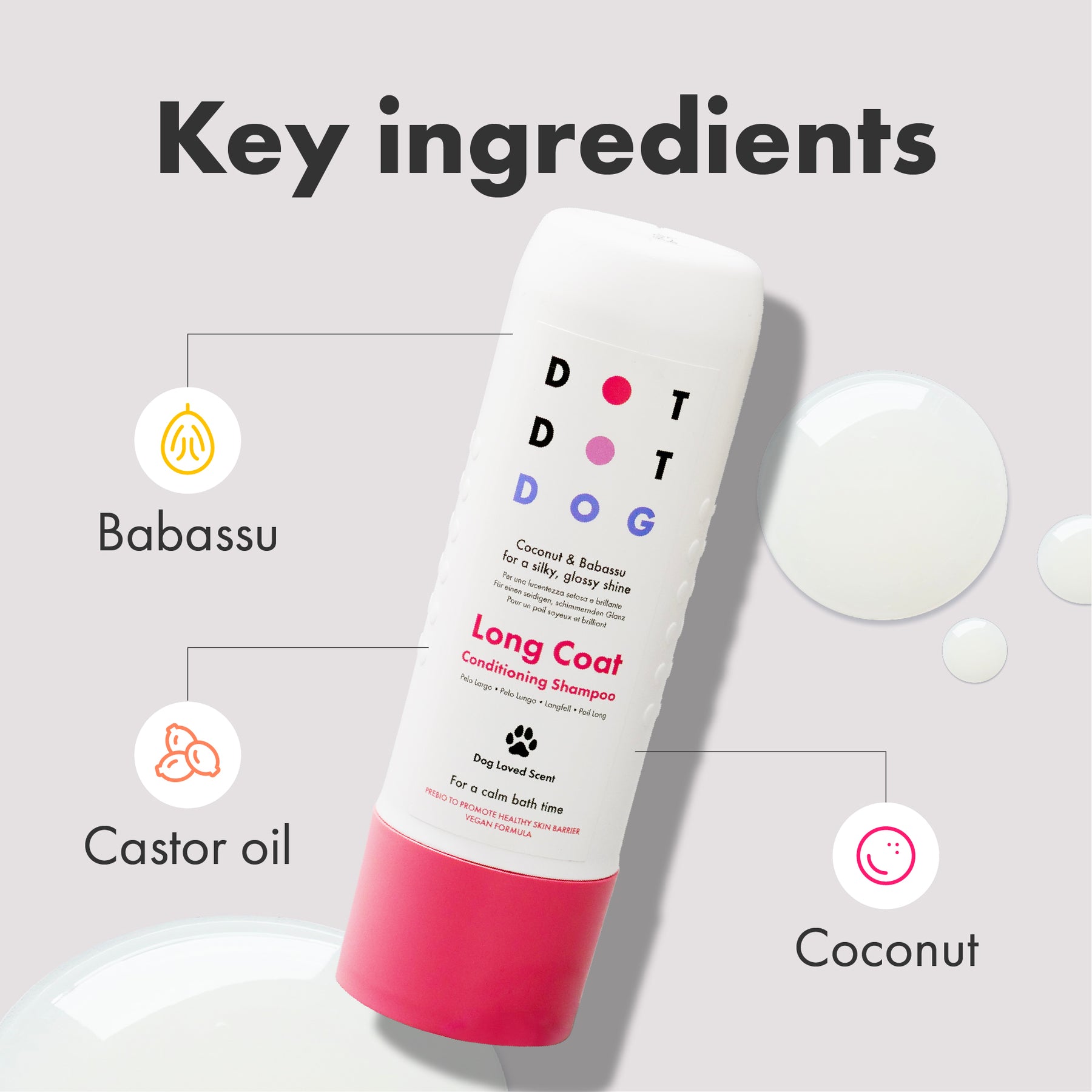 DotDotPet Long Coat Dog Shampoo