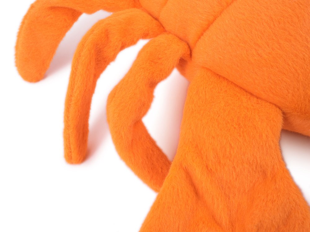 Seriously Strong Plush & Rubber Lobster Dog Toy