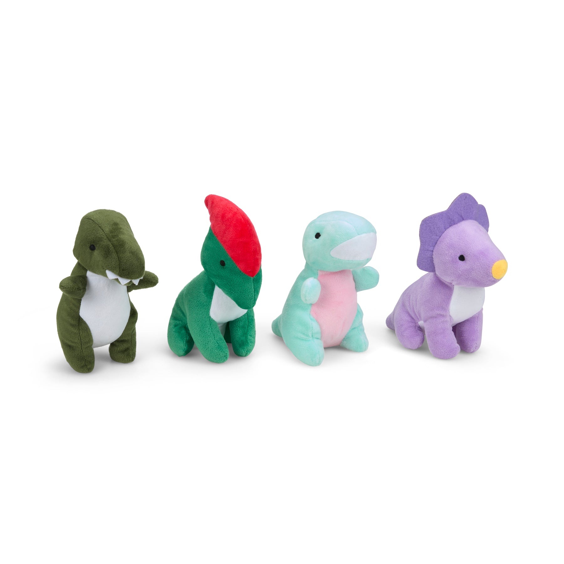 Petface Baby Dino Plush Dog Toys Assorted