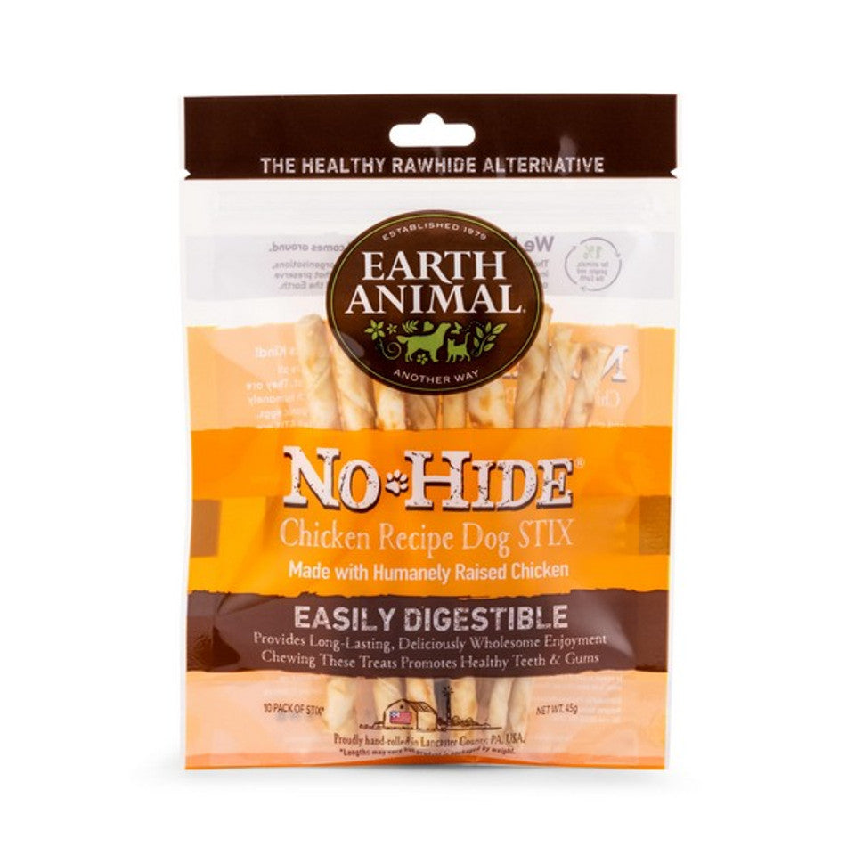 Earth Animal No Hide Chicken Dog Stix & Chews