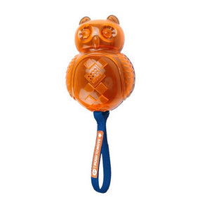 GiGwi Push to Mute Transparent Owl Blue/Orange