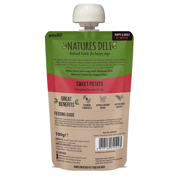 Natures Deli Sweet Potato Paste Pouch