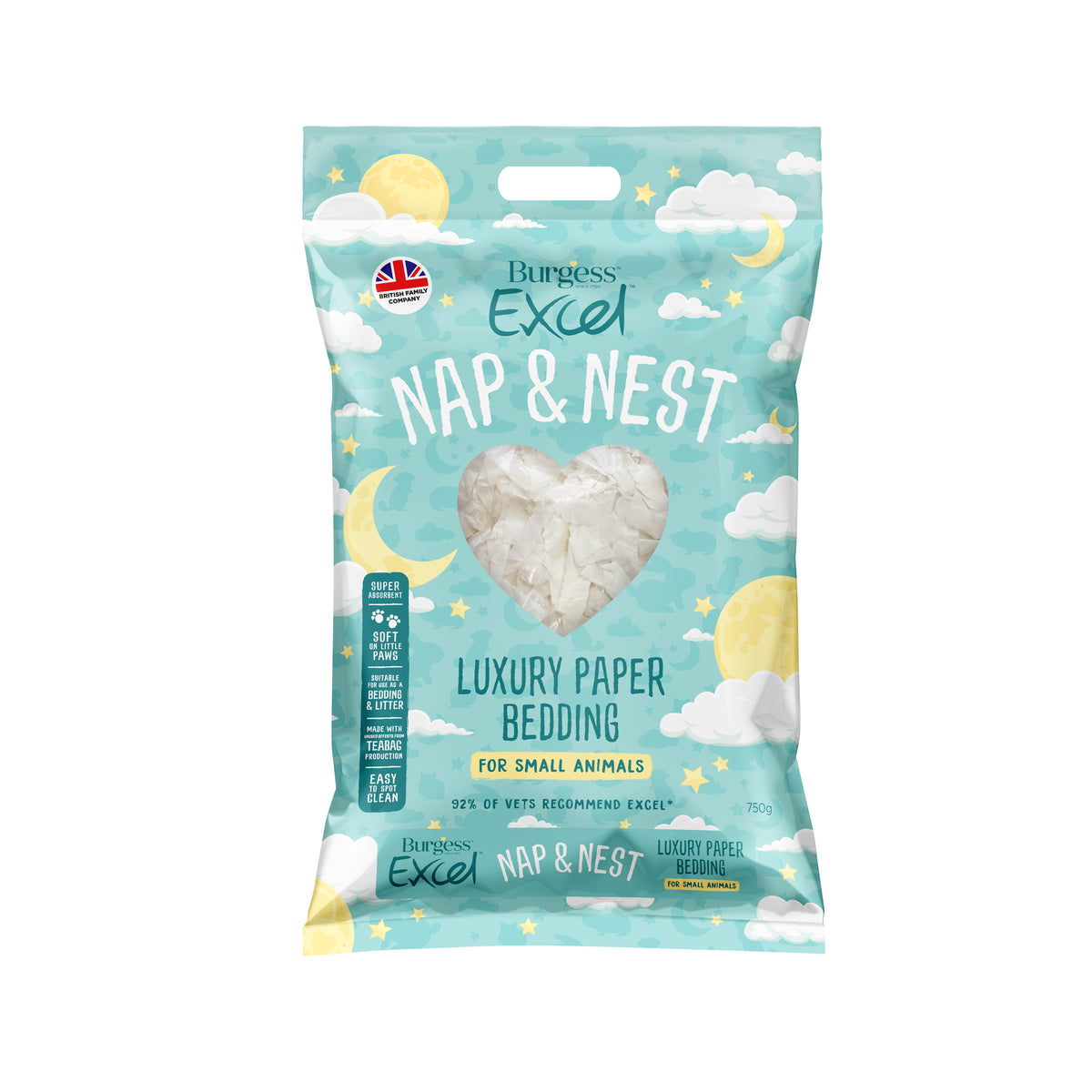 Burgess Excel Nap & Nest Bedding 750g