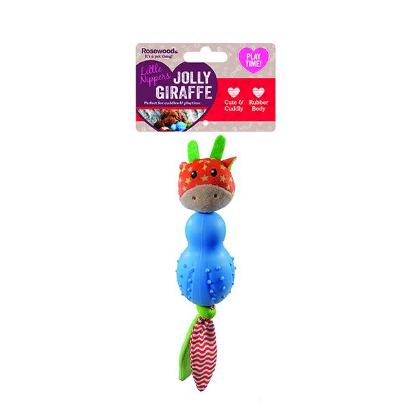 Little Nippers Jolly Giraffe Puppy Toy