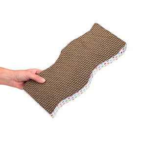 Petface Catkins Cardboard Wave Cat Scratcher