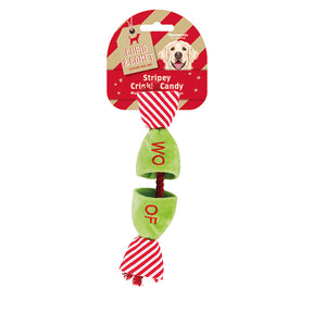 Rosewood Crinkle Candy Rope Toy