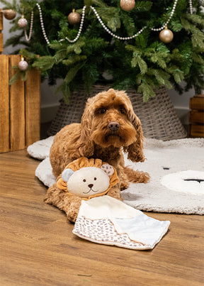 Rosewood Lion Crinkle Blankie