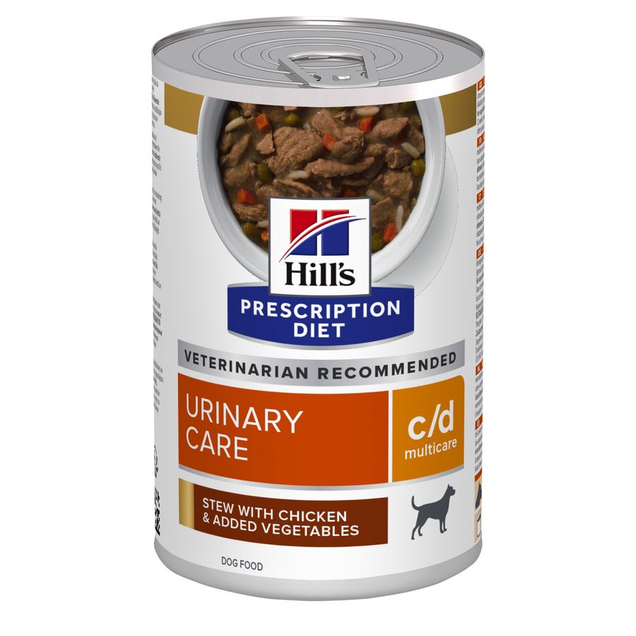 Hill's Prescription Diet c/d Multicare Urinary Care Stew Dog Food with Chicken & added Vegetables