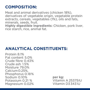 Hill's™ Prescription Diet™ i/d™ Digestive Care Stew Cat Food with Chicken & added Vegetables 82g Can