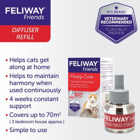 Feliway Friends 30-Day Refill for Diffuser (3 Pack)