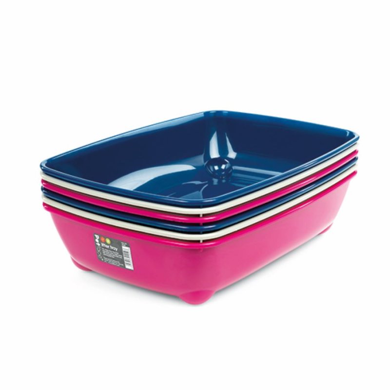 Petface Cat Litter Tray Assorted Colours (2 sizes)