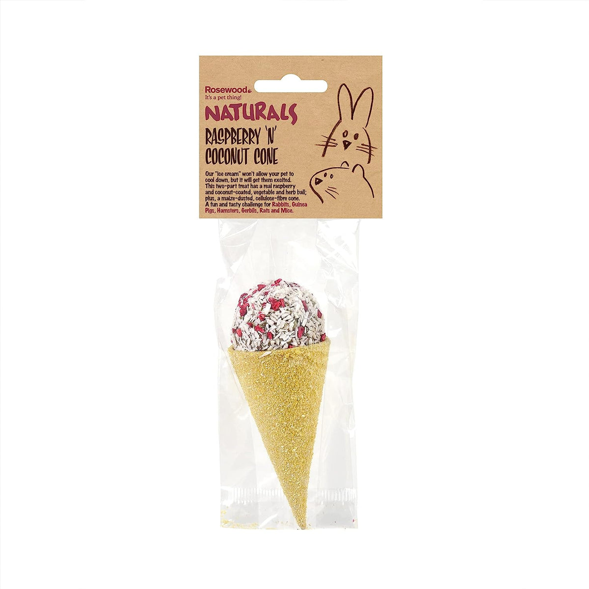 Naturals Raspberry 'n' Coconut Cone