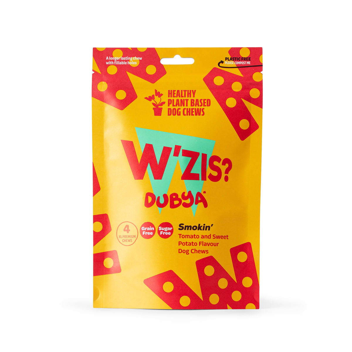 W'ZIS Smoky Dubya Long Lasting Chews - 4 Chew Pouch