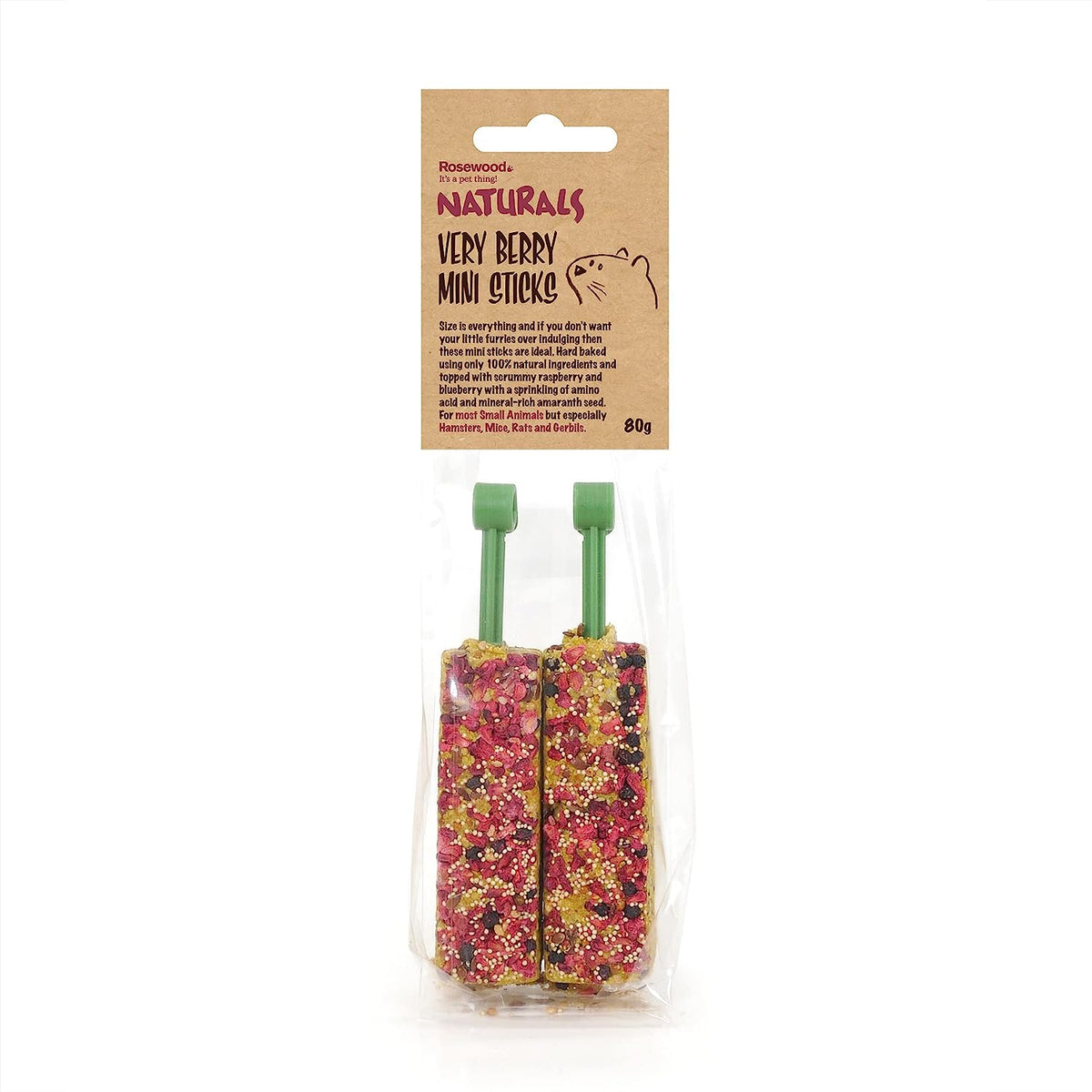 Naturals Very Berry Mini Sticks 2pc