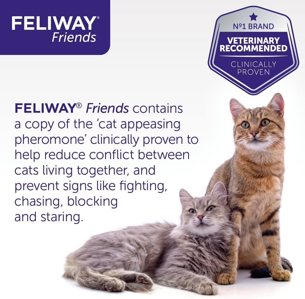 Feliway Friends 30-Day Refill for Diffuser (3 Pack)