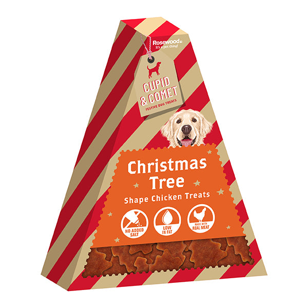 Rosewood Christmas Tree Dog Treats 150g