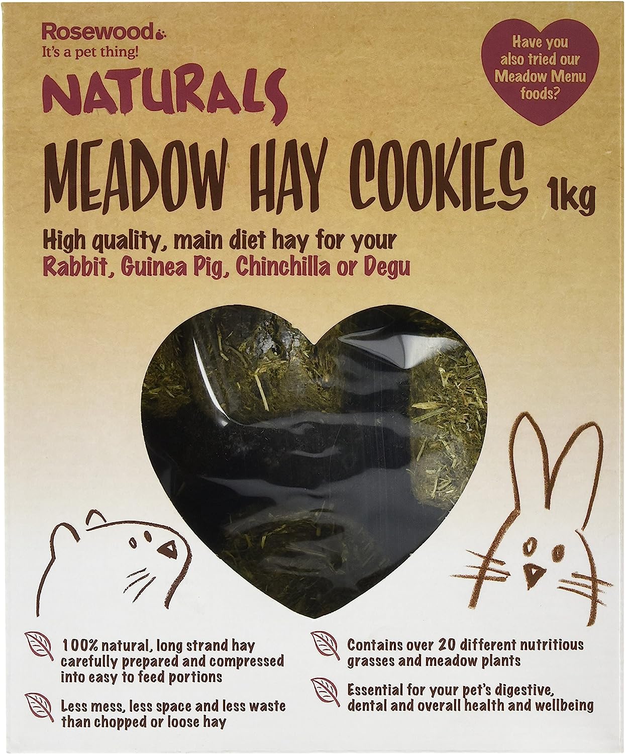 Naturals Meadow Hay Cookies 1kg