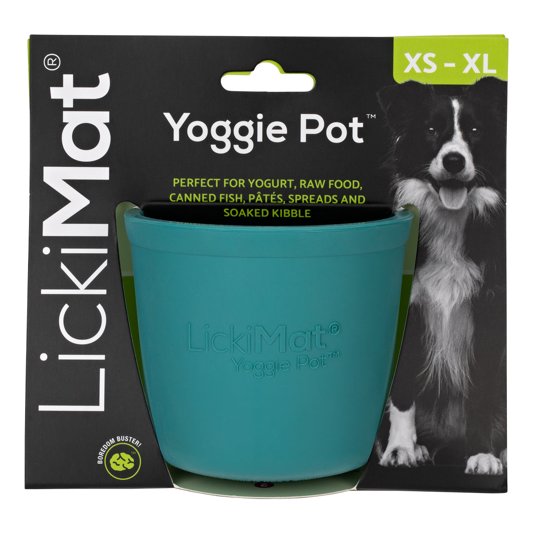 LickiMat Yoggie Pot Turquoise