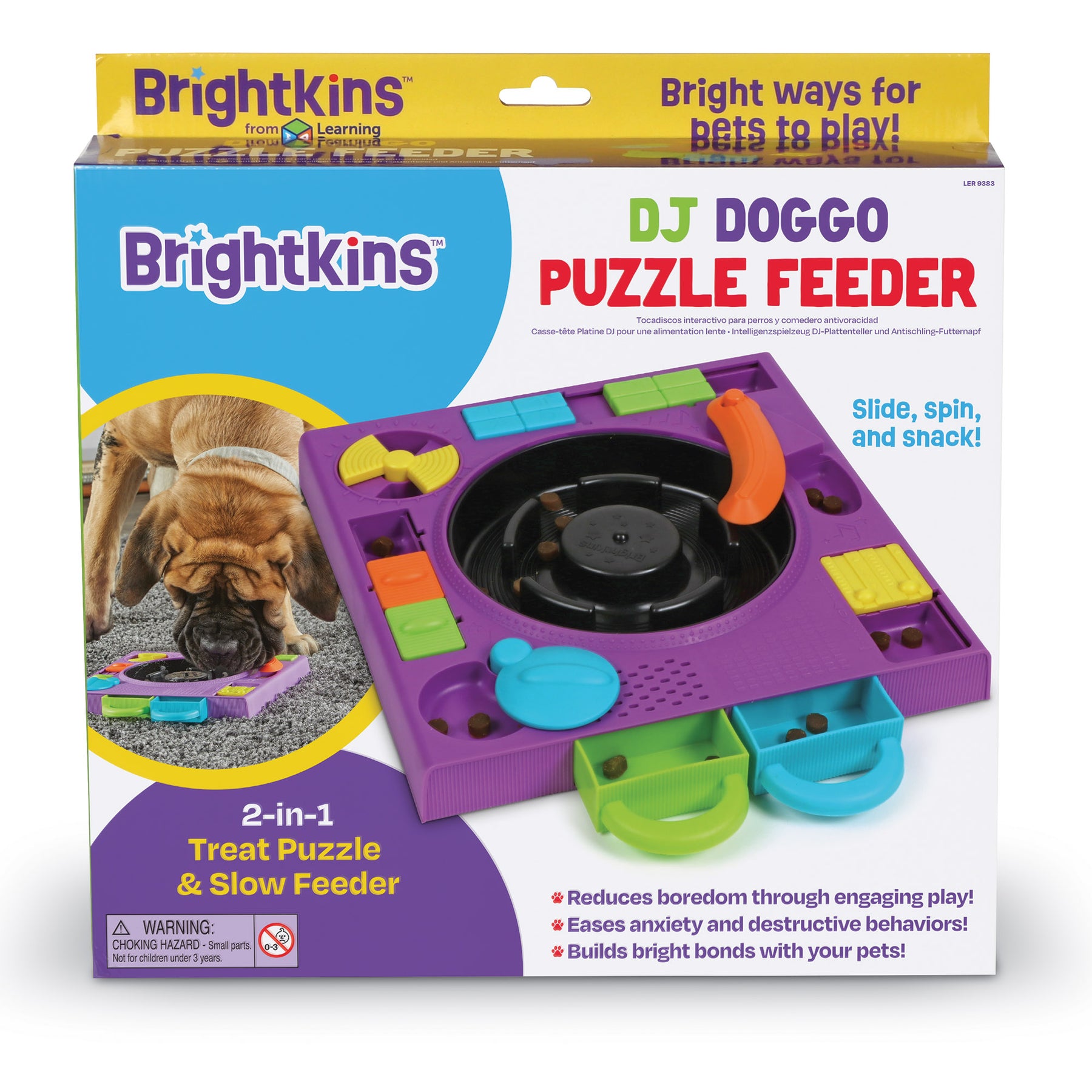 Brightkins DJ Doggo Puzzle Feeder