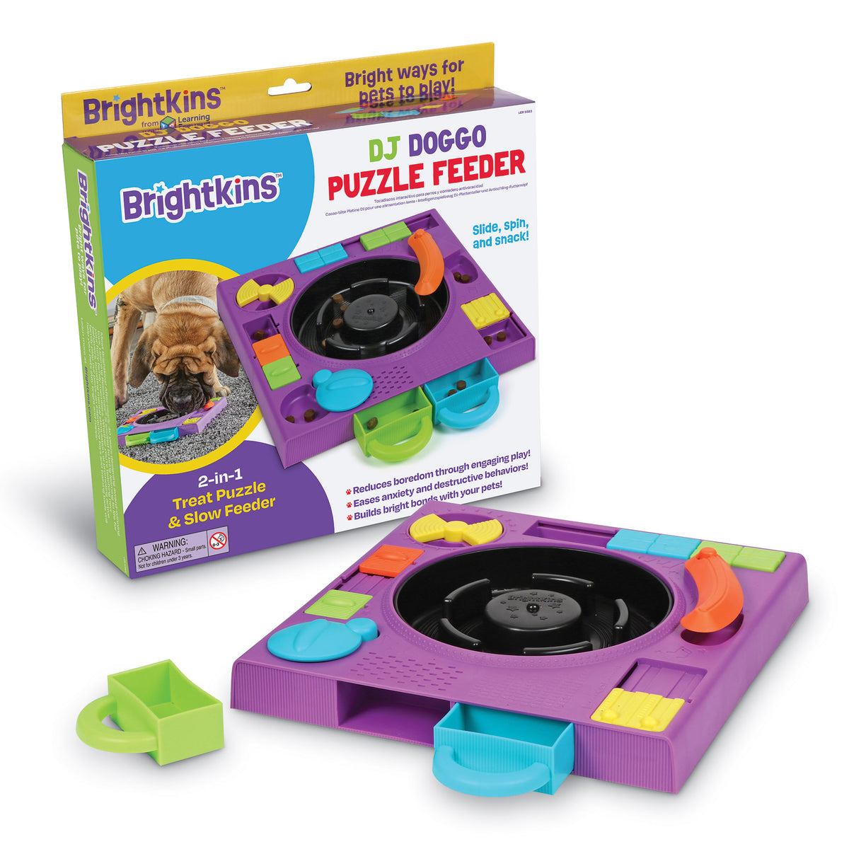 Brightkins DJ Doggo Puzzle Feeder