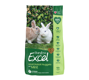 Burgess Excel Adult Rabbit Nuggets with Mint