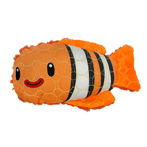 Bite Force Plush Clown Fish Dog Toy