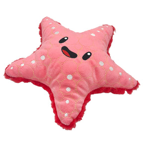 Bite Force Tough Plush Starfish Dog Toy