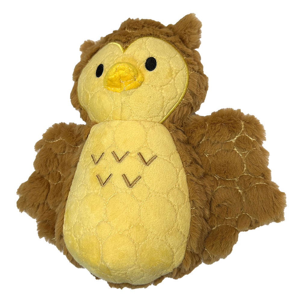 Bite Force Tough Plush Owl Dog Toy