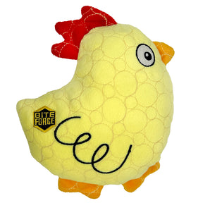 Bite Force Tough Plush Chicken Dog Toy