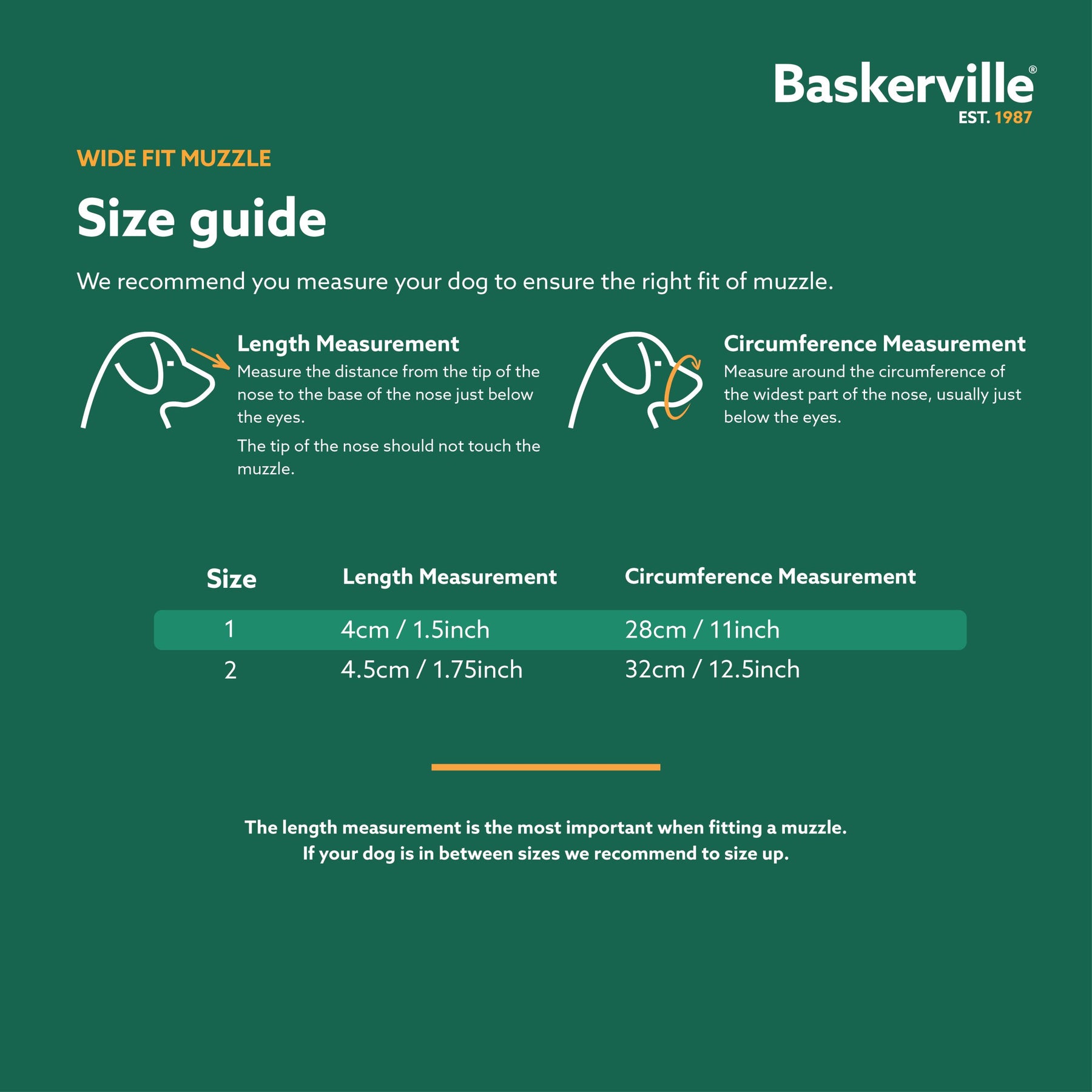 Baskerville Wide Fit Muzzle (2 sizes)