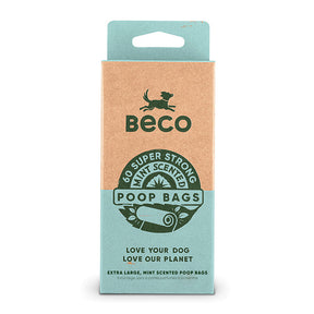 Beco Large Scented Poop Bags Mint (60 and 120 bags)