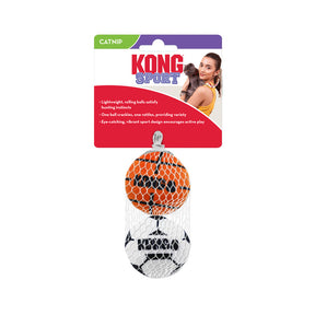 KONG Cat Sport Balls Assorted- 2pk