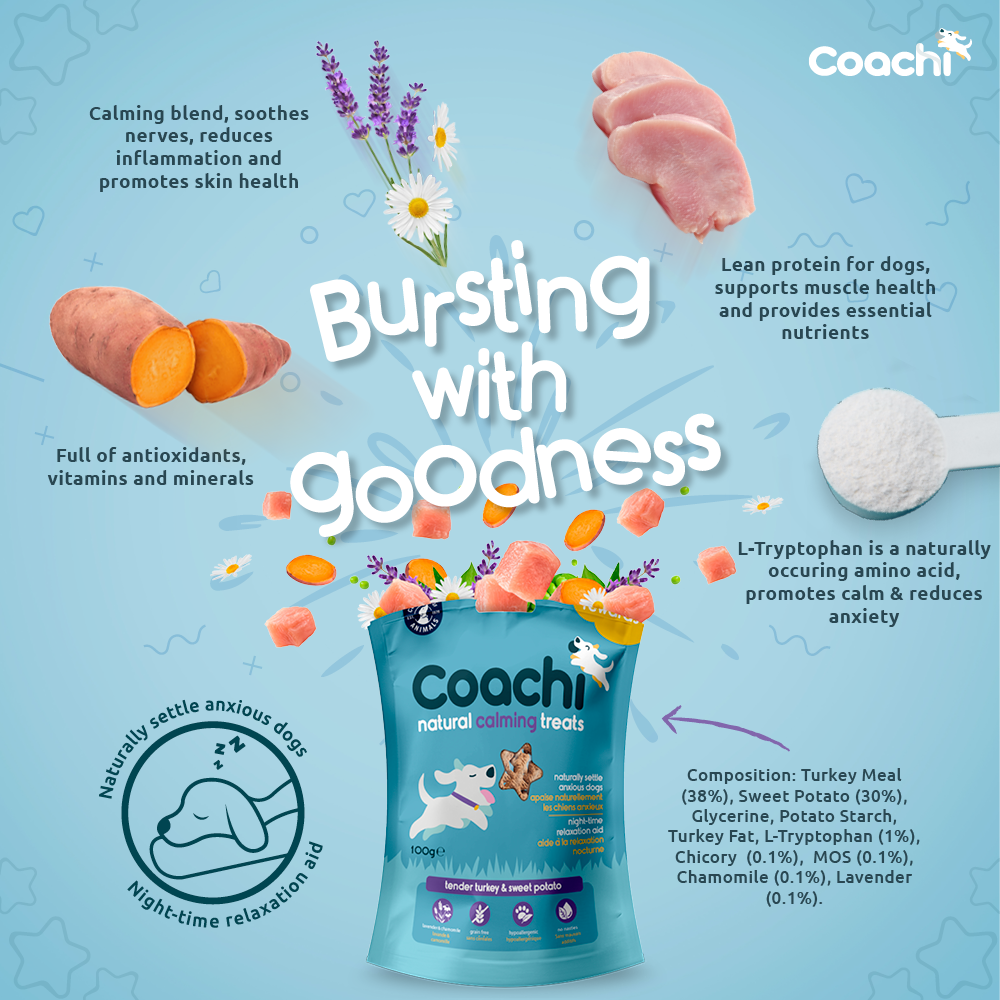 Coachi Natural Calming Treats Turkey