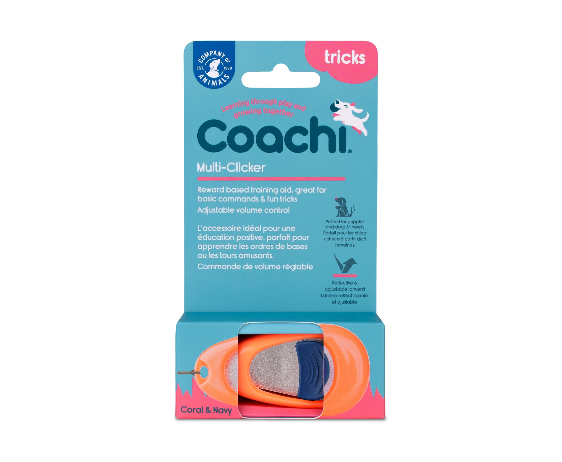 Coachi Multi-Clicker (Navy or Coral)