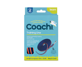 Coachi Training Line Navy & Coral 10m