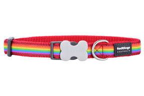 Red Dingo Rainbow Dog Collar