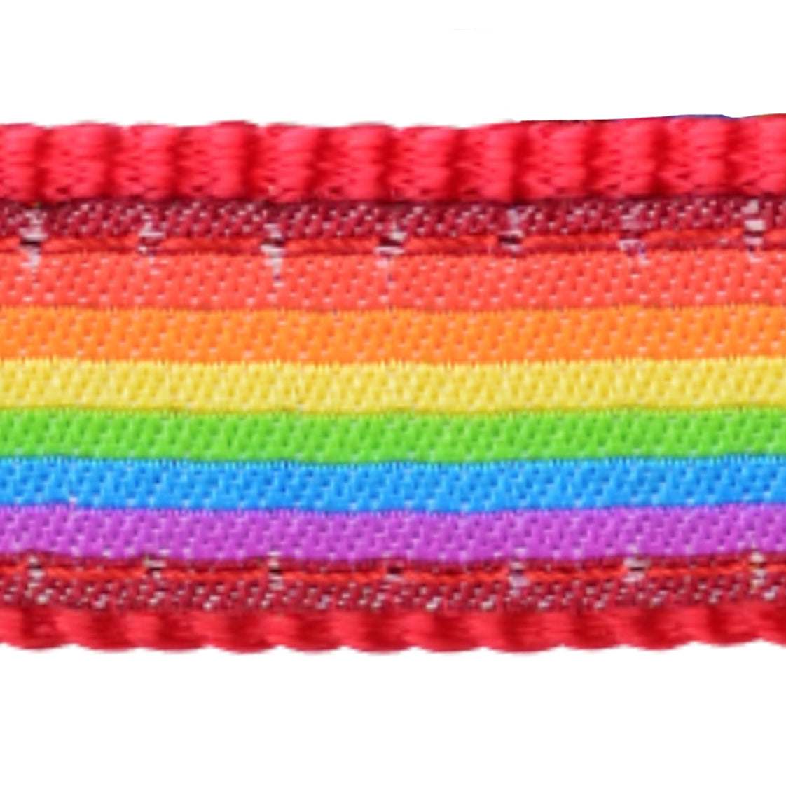 Red Dingo Rainbow Dog Collar