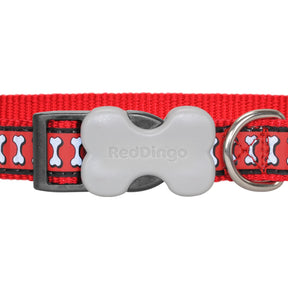 Red Dingo Reflective Red Dog Collar