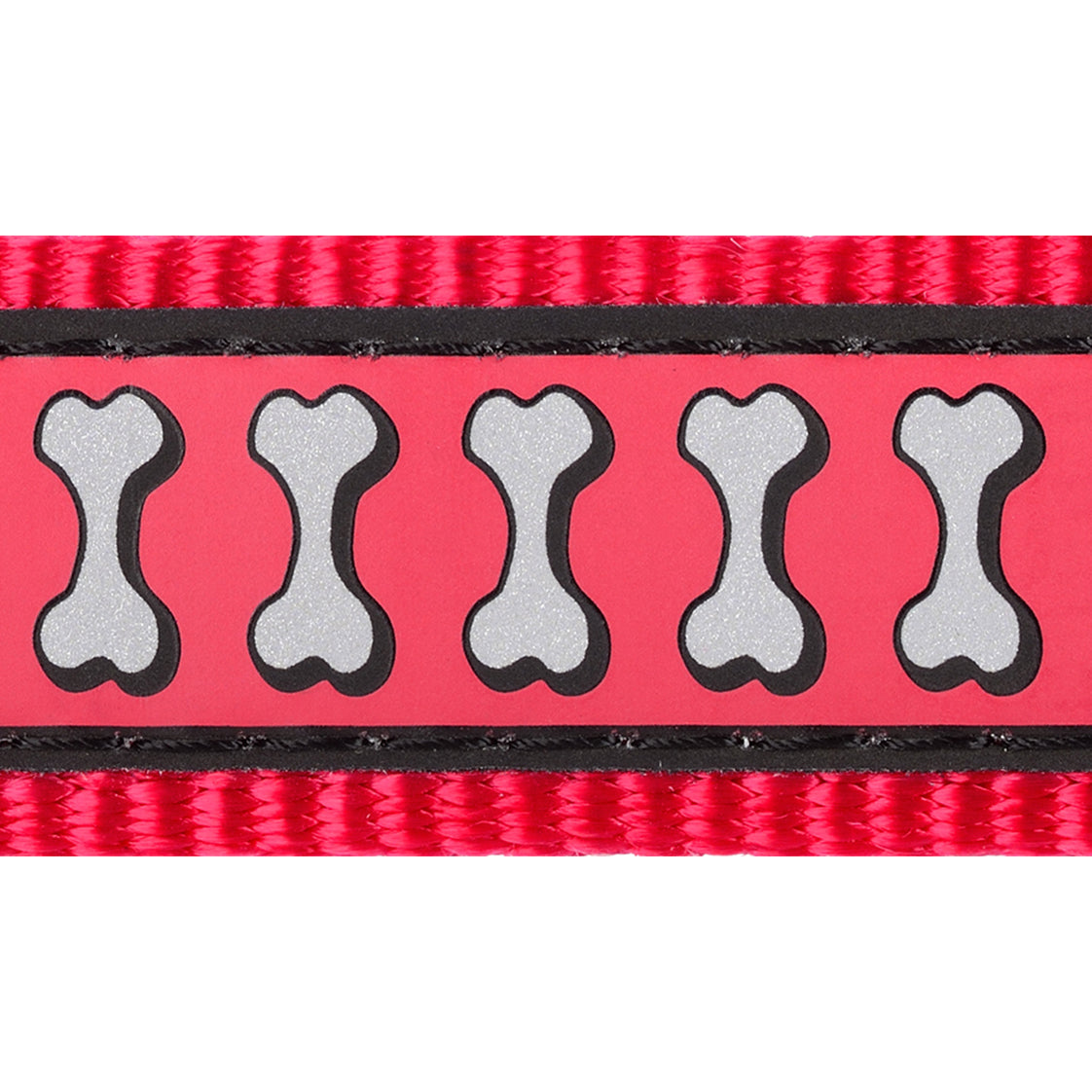 Red Dingo Reflective Red Dog Collar