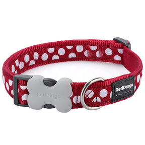 Red Dingo Spots Red Dog Collar