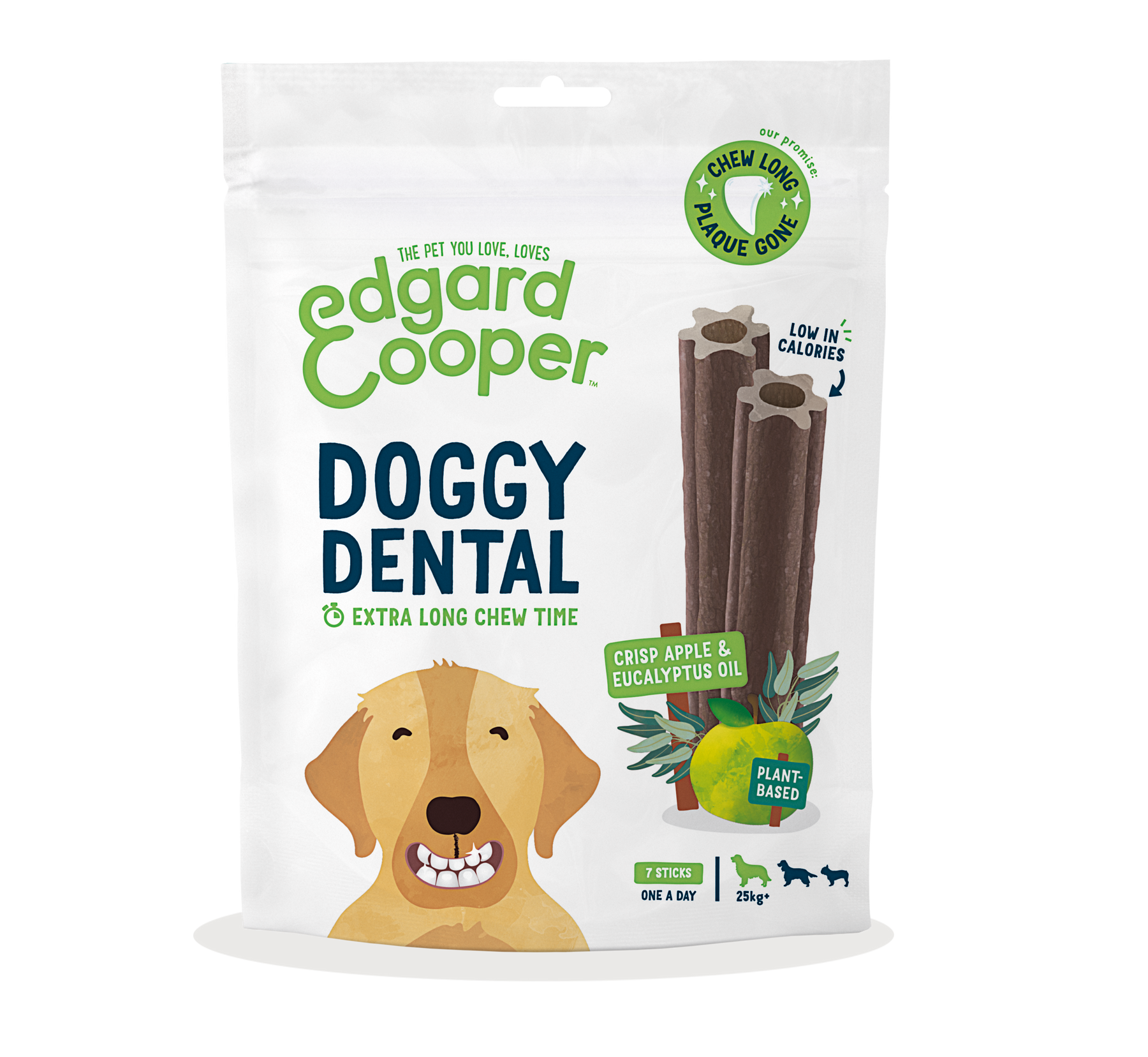 Edgard & Cooper Dog Dental Chews Apple & Eucalyptus