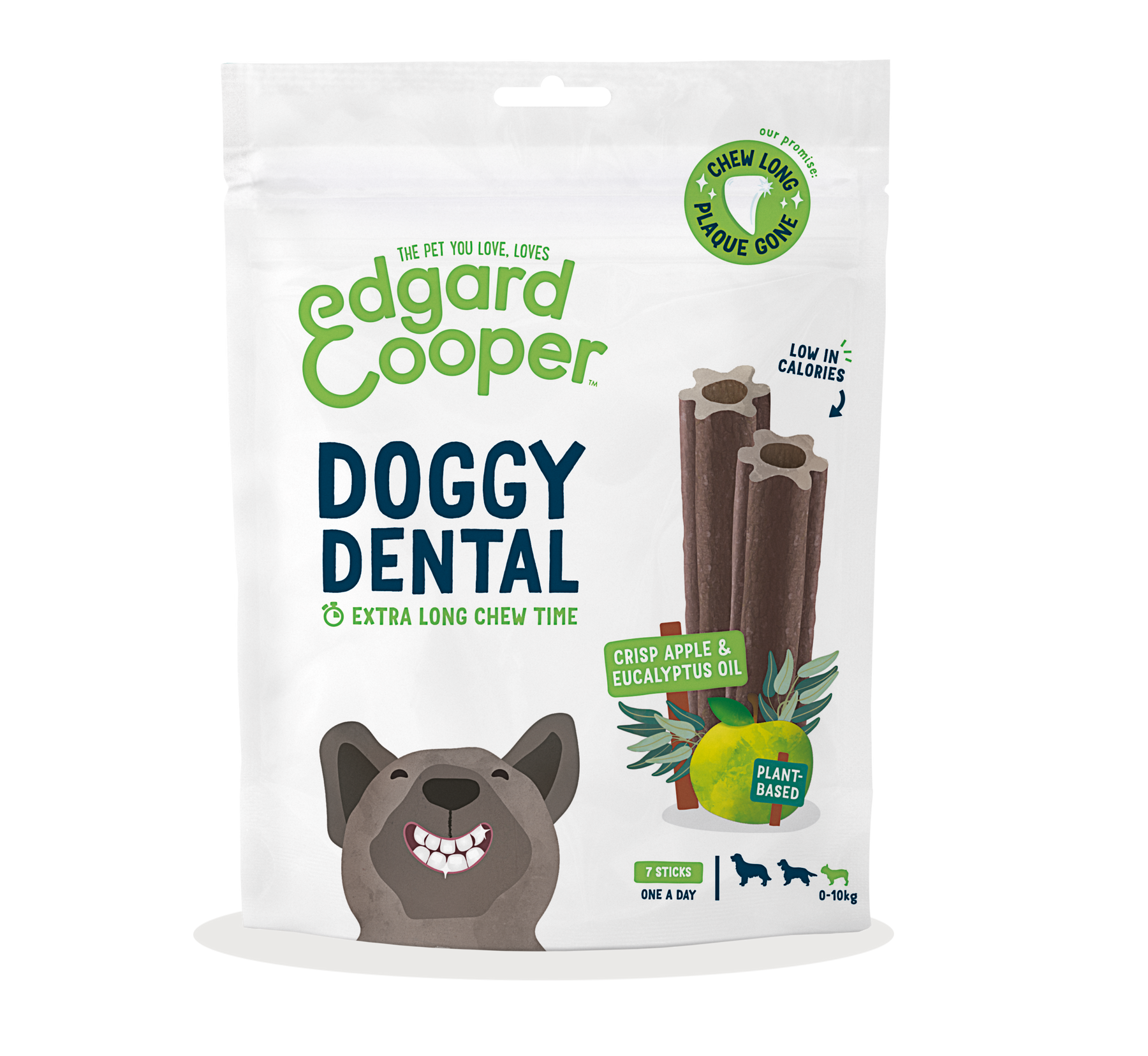 Edgard & Cooper Dog Dental Chews Apple & Eucalyptus