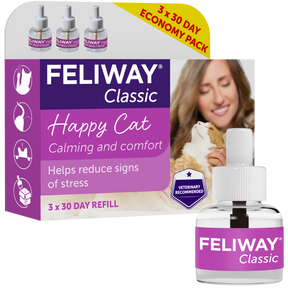 Feliway Classic 30-Day Refill for Diffuser (3 Pack)