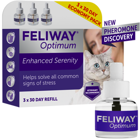 Feliway Optimum 30-Day Refill for Diffuser (3 Pack)