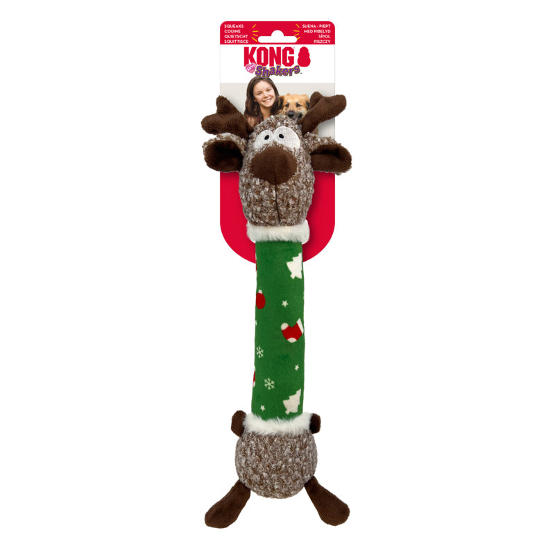 KONG Holiday Shakers Luvs Medium Green