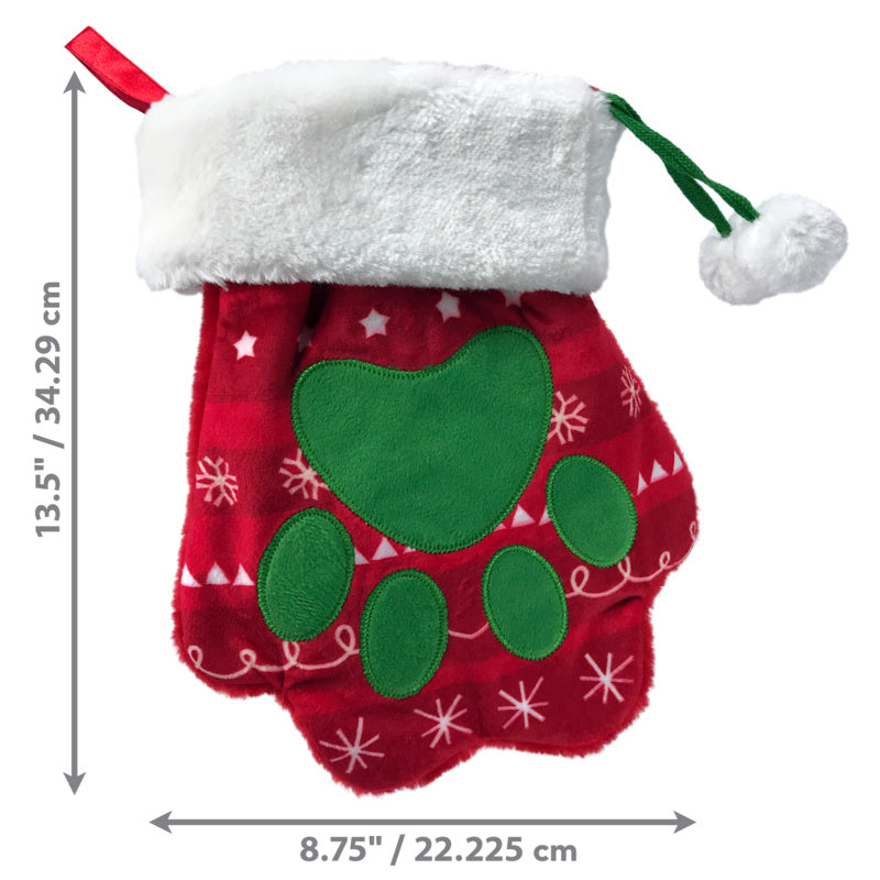 KONG Holiday Stocking Paw