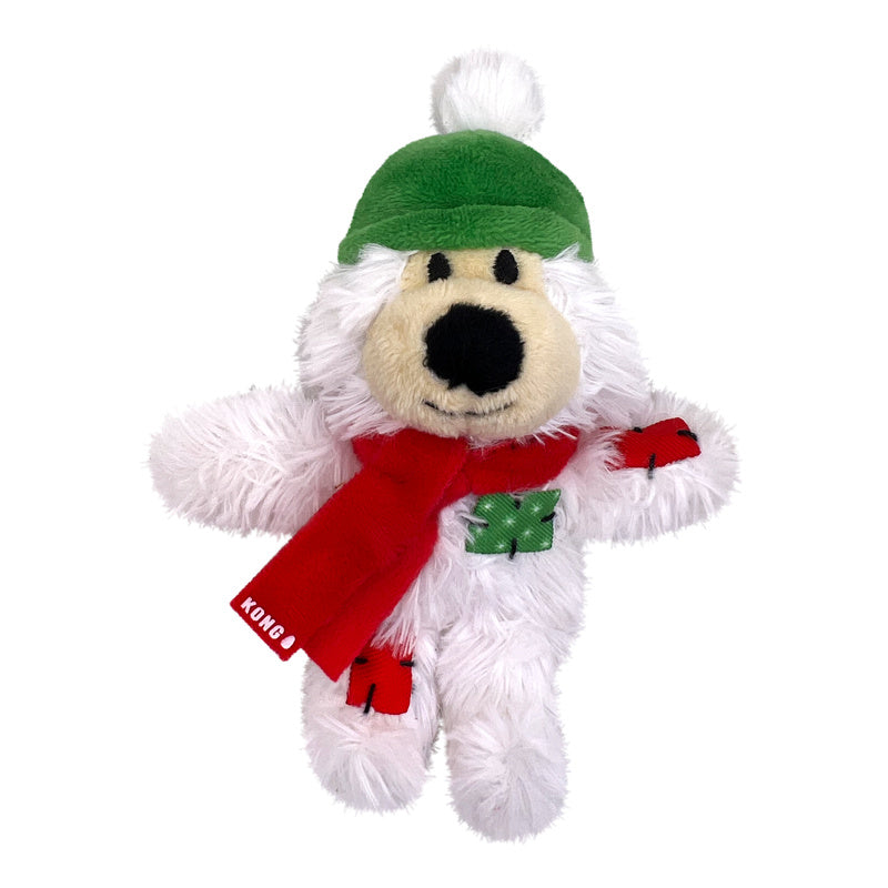 KONG Holiday Cat Toy Softies Bear Assorted