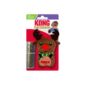 KONG Holiday Cat Refillables Reindeer